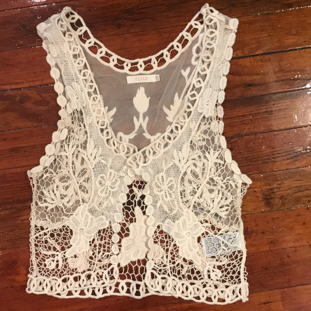 Lace vest